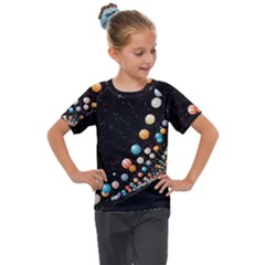 Kids  Mesh Piece T-Shirt 