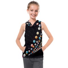 Kids  Sleeveless Hoodie 