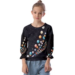 Kids  Cuff Sleeve Top 