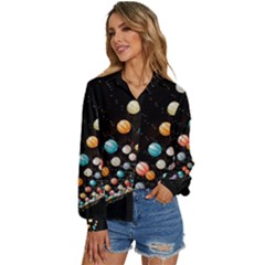 Women s Long Sleeve Button Up Shirt 