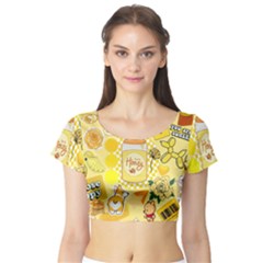 Short Sleeve Crop Top 