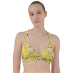 Marillo Pastel Zkt, Aesthetic, Stickers, Yellow Sweetheart Sports Bra