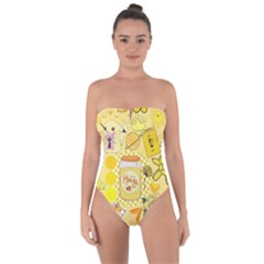 Tie Back One Piece Swimsuit 