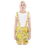 Marillo Pastel Zkt, Aesthetic, Stickers, Yellow Braces Suspender Skirt