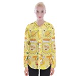 Marillo Pastel Zkt, Aesthetic, Stickers, Yellow Womens Long Sleeve Shirt