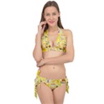 Marillo Pastel Zkt, Aesthetic, Stickers, Yellow Tie It Up Bikini Set