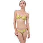 Marillo Pastel Zkt, Aesthetic, Stickers, Yellow Classic Bandeau Bikini Set