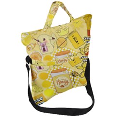 Fold Over Handle Tote Bag 