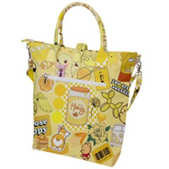 Buckle Top Tote Bag 