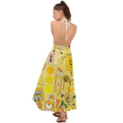 Backless Maxi Beach Dress 