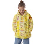 Marillo Pastel Zkt, Aesthetic, Stickers, Yellow Kids  Oversized Hoodie