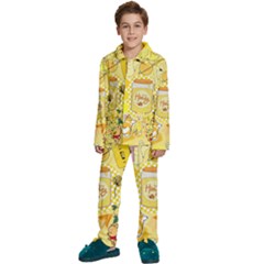 Kids  Long Sleeve Velvet Pajamas Set 