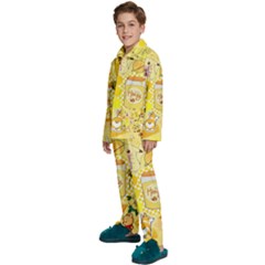 Kids  Long Sleeve Velvet Pajamas Set 