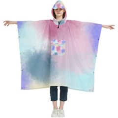 Women s Hooded Rain Ponchos 