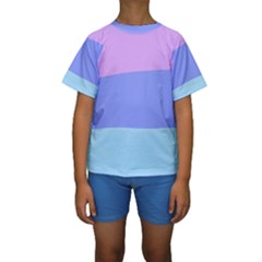 Kids  Short Sleeve Swimwear 