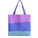 Zipper Grocery Tote Bag 