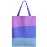 Pastel Colour, Blue, Lilac, Orange, Pastel, Pink, Romance Zipper Classic Tote Bag