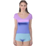 Pastel Colour, Blue, Lilac, Orange, Pastel, Pink, Romance Boyleg Leotard 