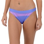 Pastel Colour, Blue, Lilac, Orange, Pastel, Pink, Romance Band Bikini Bottoms