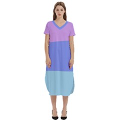 T-Shirt Midi Dress With Pockets 