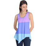 Pastel Colour, Blue, Lilac, Orange, Pastel, Pink, Romance Sleeveless Tunic