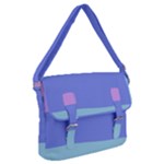 Pastel Colour, Blue, Lilac, Orange, Pastel, Pink, Romance Buckle Messenger Bag