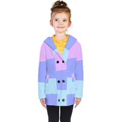 Kids  Double Breasted Button Coat 