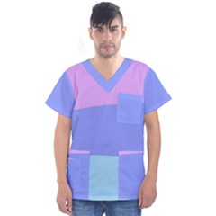 Men s V-Neck Scrub Top 