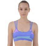 Pastel Colour, Blue, Lilac, Orange, Pastel, Pink, Romance Line Them Up Sports Bra