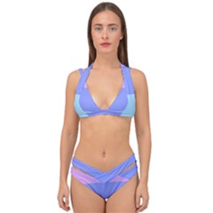 Double Strap Halter Bikini Set 