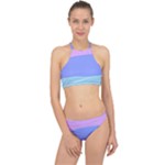 Pastel Colour, Blue, Lilac, Orange, Pastel, Pink, Romance Halter Bikini Set