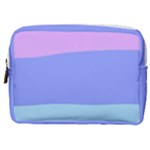 Pastel Colour, Blue, Lilac, Orange, Pastel, Pink, Romance Make Up Pouch (Medium)