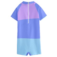 Kids  Boyleg Half Suit Swimwear 