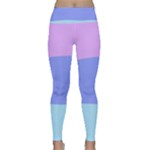 Pastel Colour, Blue, Lilac, Orange, Pastel, Pink, Romance Lightweight Velour Classic Yoga Leggings