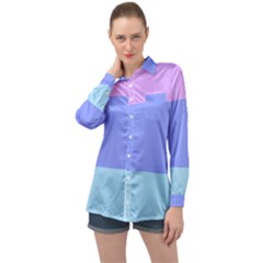 Long Sleeve Satin Shirt 