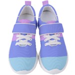 Pastel Colour, Blue, Lilac, Orange, Pastel, Pink, Romance Women s Velcro Strap Shoes