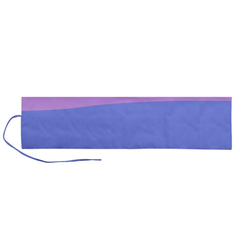 Pastel Colour, Blue, Lilac, Orange, Pastel, Pink, Romance Roll Up Canvas Pencil Holder (L) from ArtsNow.com