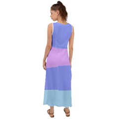 V-Neck Chiffon Maxi Dress 