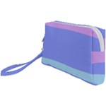 Pastel Colour, Blue, Lilac, Orange, Pastel, Pink, Romance Wristlet Pouch Bag (Small)