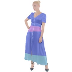 Button Up Short Sleeve Maxi Dress 