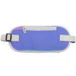 Pastel Colour, Blue, Lilac, Orange, Pastel, Pink, Romance Rounded Waist Pouch