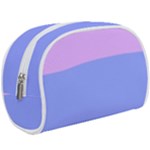 Pastel Colour, Blue, Lilac, Orange, Pastel, Pink, Romance Make Up Case (Large)