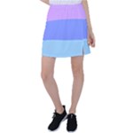 Pastel Colour, Blue, Lilac, Orange, Pastel, Pink, Romance Tennis Skirt