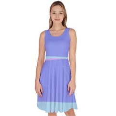 Knee Length Skater Dress With Pockets 