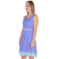 Knee Length Skater Dress With Pockets 