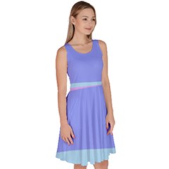 Knee Length Skater Dress With Pockets 