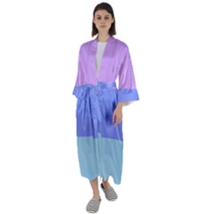 Maxi Satin Kimono 