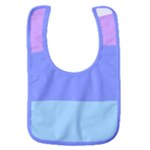 Pastel Colour, Blue, Lilac, Orange, Pastel, Pink, Romance Baby Bib