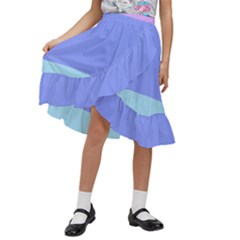 Kids  Ruffle Flared Wrap Midi Skirt 