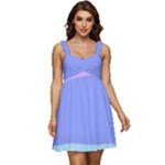 Pastel Colour, Blue, Lilac, Orange, Pastel, Pink, Romance Ruffle Strap Babydoll Chiffon Dress